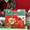 REDDOTGIFT 10-Pack DIY New Christmas Gift Box,Portable Paper Box,H24.5*25*11cm Gift Christmas cupcake packaging with cards inside,Empty Box - CMS-24.5X25X11-02#